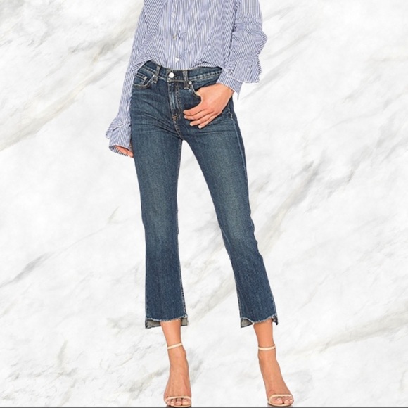 Rag and bone Ryan Crop in 10 Inch Stove Pipe 26